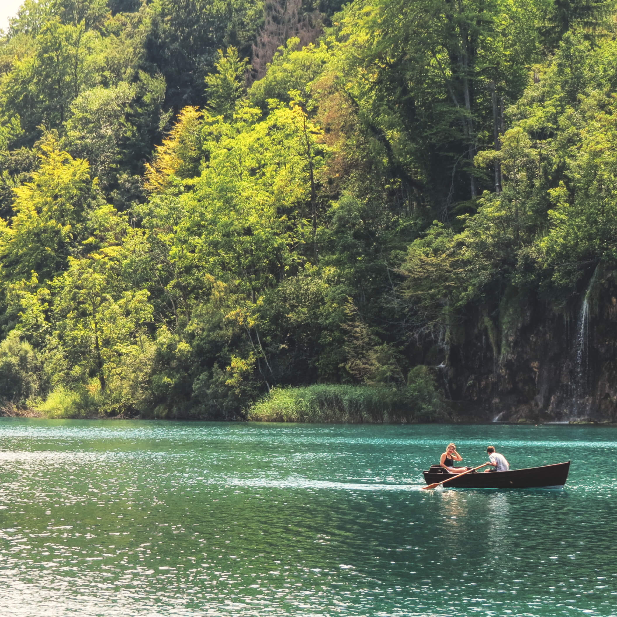 Plitvice meren per boot